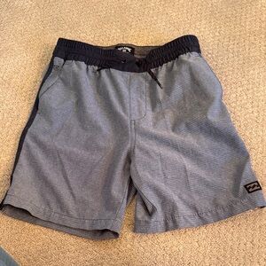 Billabong Kids Gray and Black Shorts